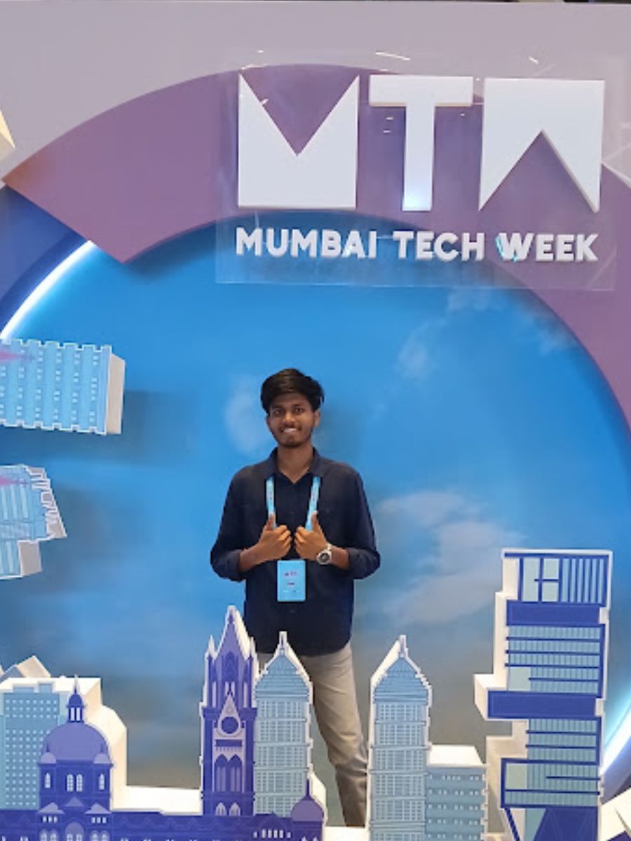Shubham Galande at Mumbai Tech Week 2026